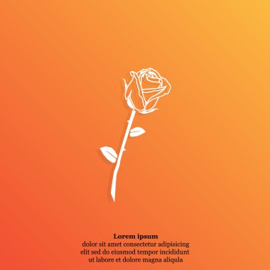 gül çiçeği simgesi