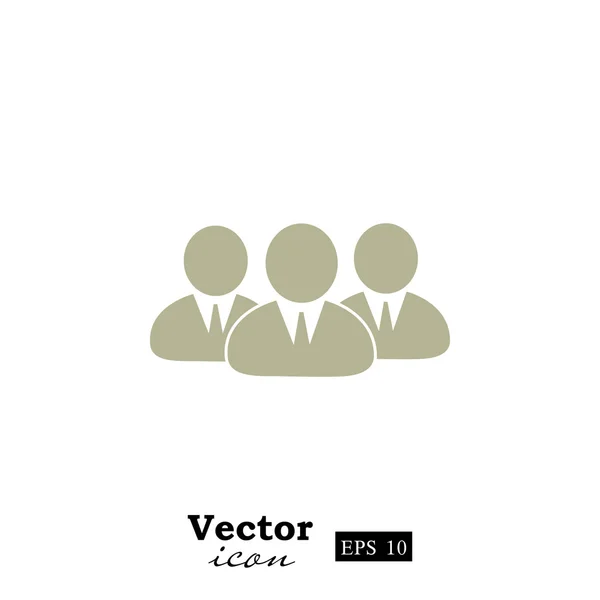 Obchodní tým ikona — Stockový vektor