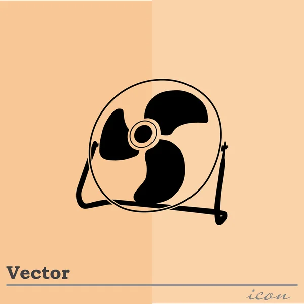 Ventilador, icono de hélice — Vector de stock