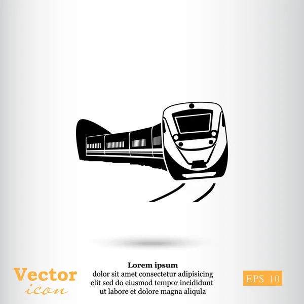 Passenger train icon — Stock Vector