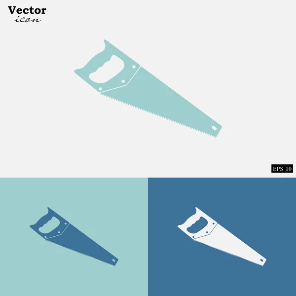 Iconos de la herramienta hacksaw — Vector de stock