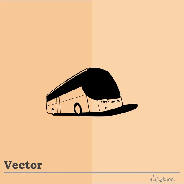 Távolsági busz ikon — Stock Vector