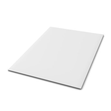 a4 boyutunda boş kataloglar üzerinde beyaz izole bir yığın olarak ayarla