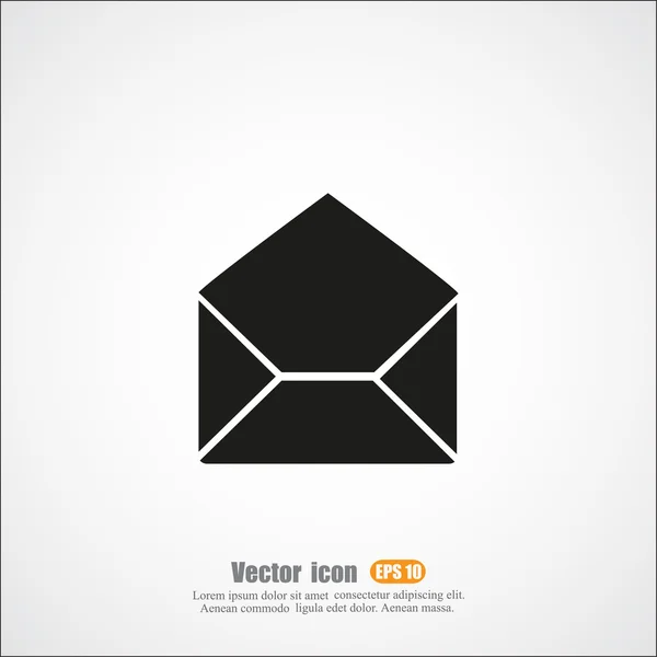 Zarf, posta simgesini — Stok Vektör