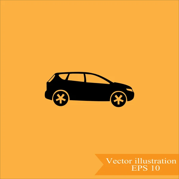 Ikona moderní auto — Stockový vektor