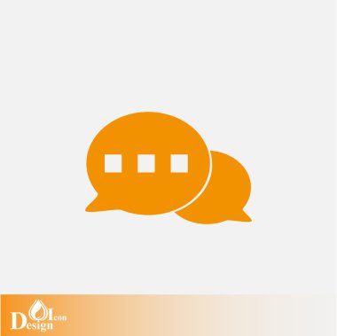 konuşma balonları simgesi