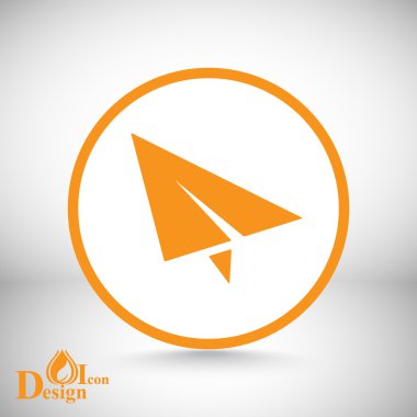 kağıt düzlem simgesi