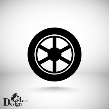 araba tekerlek simgesi