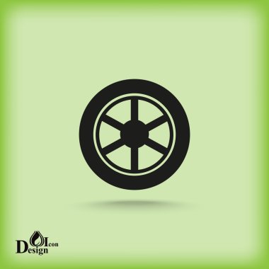 araba tekerlek simgesi