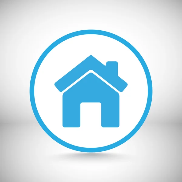 Casa, icono del hogar — Vector de stock