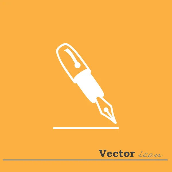 Tinta pluma icono — Vector de stock