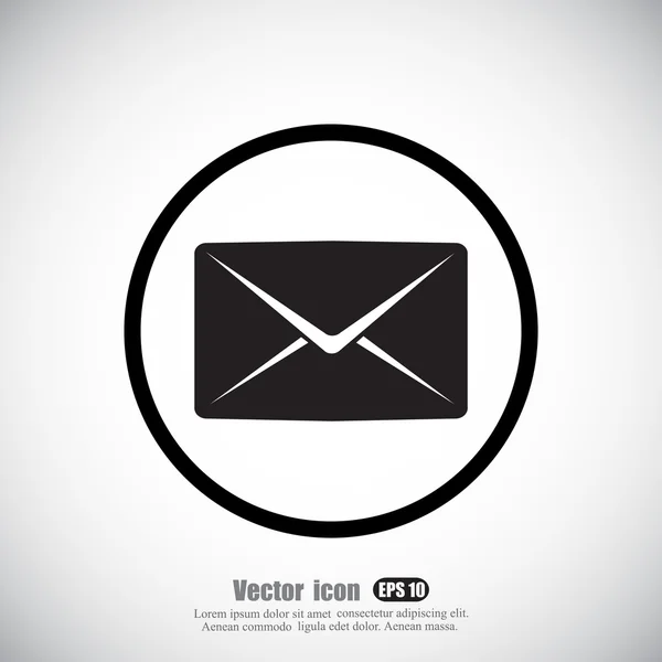 Enveloppe, icône mail — Image vectorielle