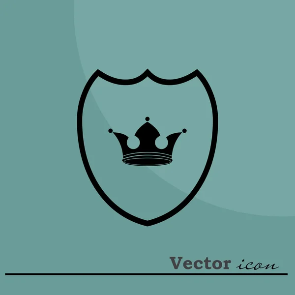 Icono de corona real — Vector de stock