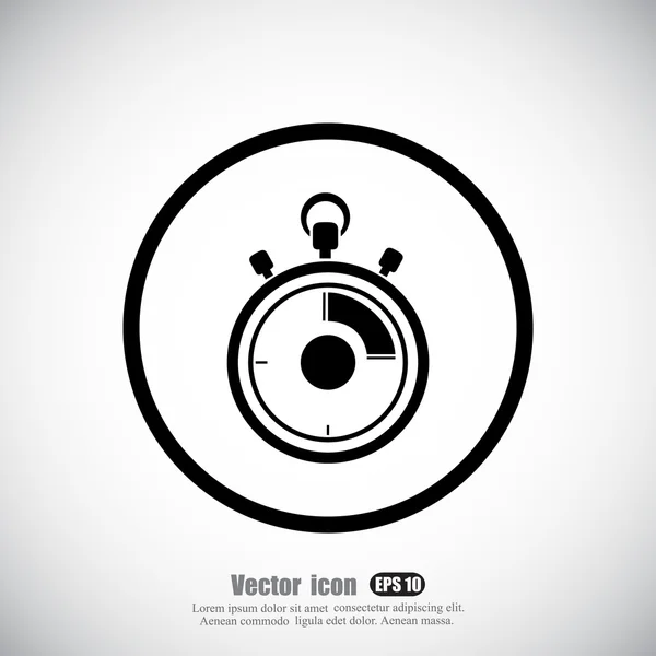 Icono de cronómetro clásico — Vector de stock