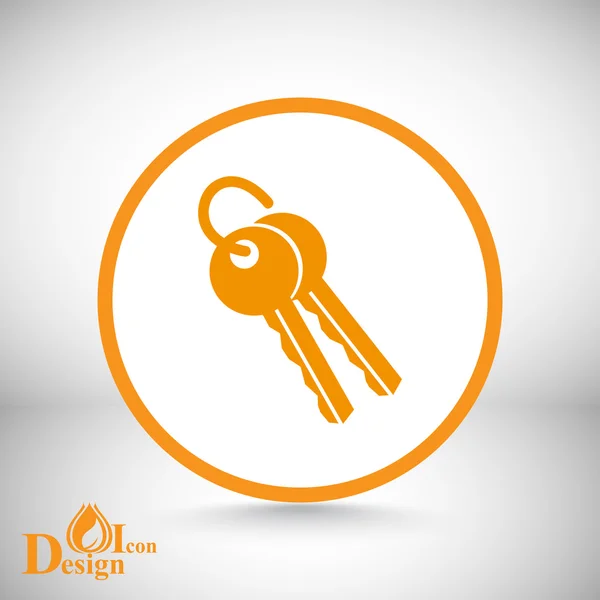 House keys icon — Stock Vector