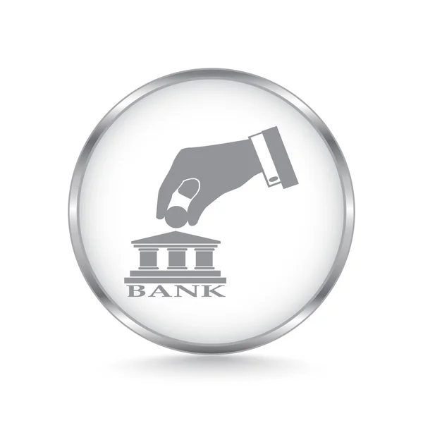 Biztonsági bank ikon — Stock Vector