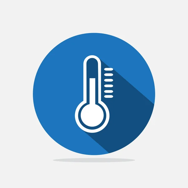 Termometr, temperatura ikona — Wektor stockowy