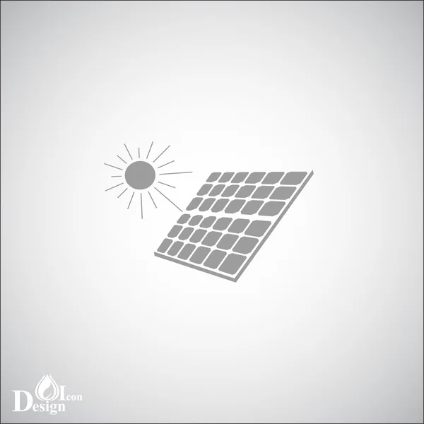 Піктограма панелі сонячних батарей — стоковий вектор