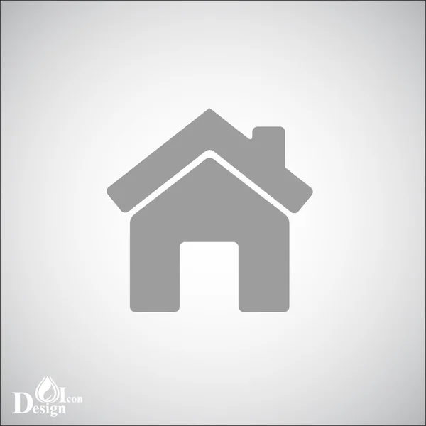 Casa, icono del hogar — Vector de stock