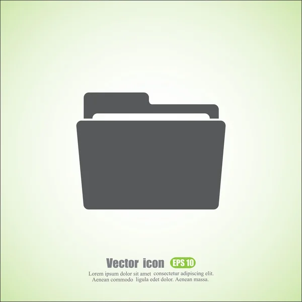 File, folder icon — Stock Vector