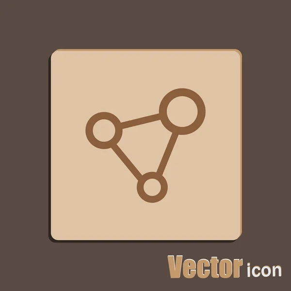 Science, molecule icon — Stock Vector