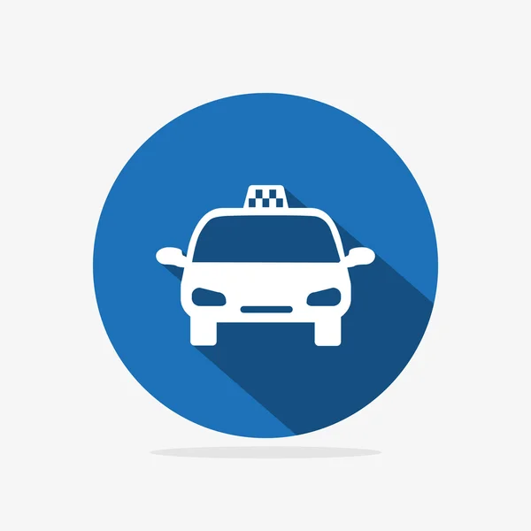 Taxi, auto pictogram — Stockvector