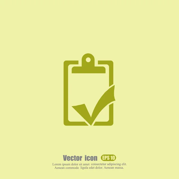 Check list icon — Stock Vector