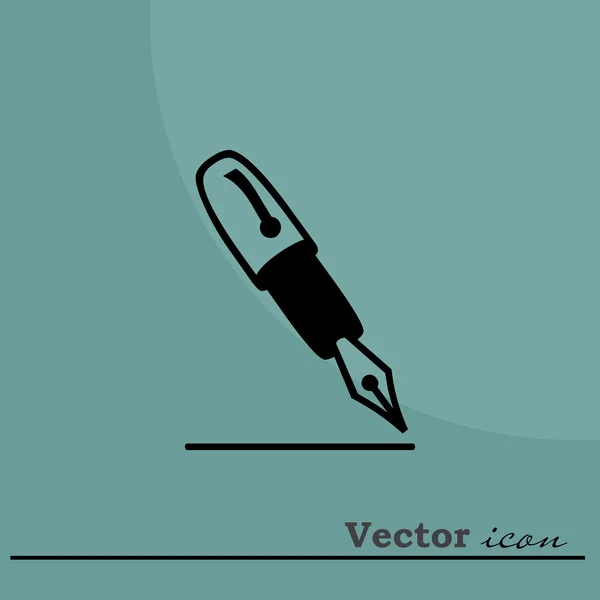 Ícone caneta tinta —  Vetores de Stock