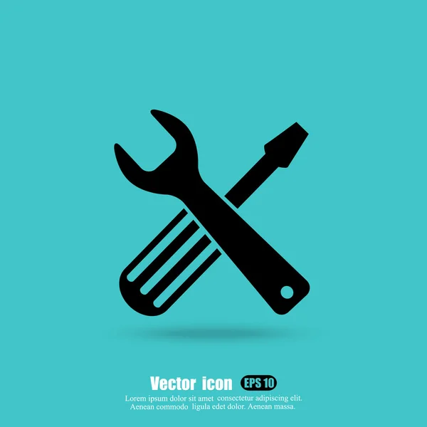 Javítás, eszközök ikonra — Stock Vector