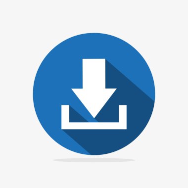 download arrow icon clipart