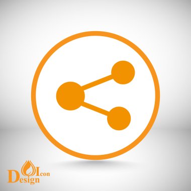 paylaşımı, ağ simgesini