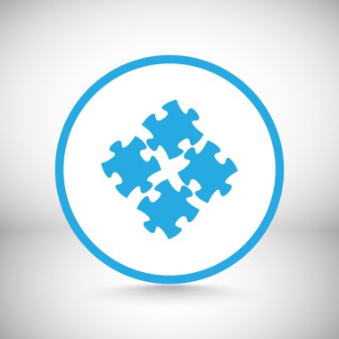puzzle parçaları simgesi