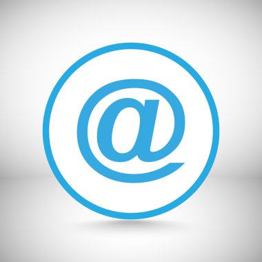 e-posta işareti simgesi