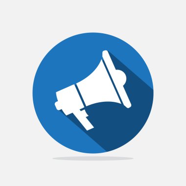 megafon, hoparlör simgesini