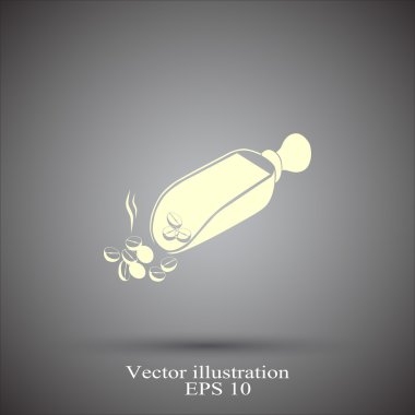 kahve çekirdeği ikonu