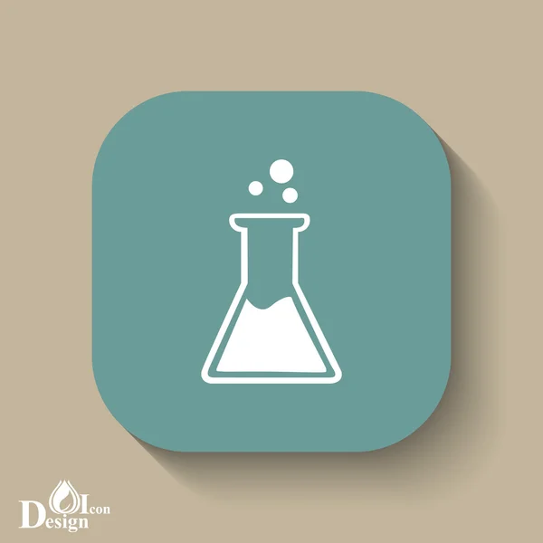 Test tube, science icon — Stock Vector