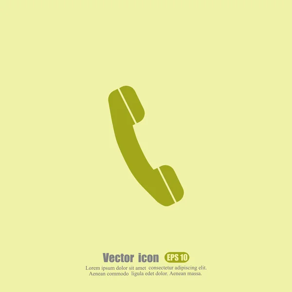 Telephone, call icon — Stock Vector