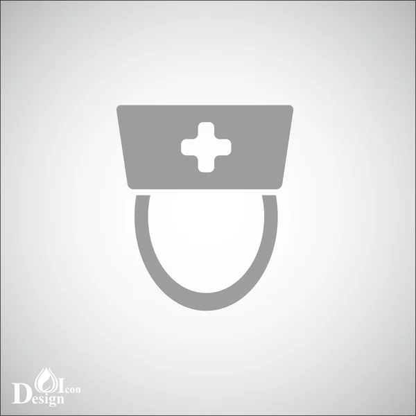 Pielęgniarka, Medycyna ikona — Wektor stockowy