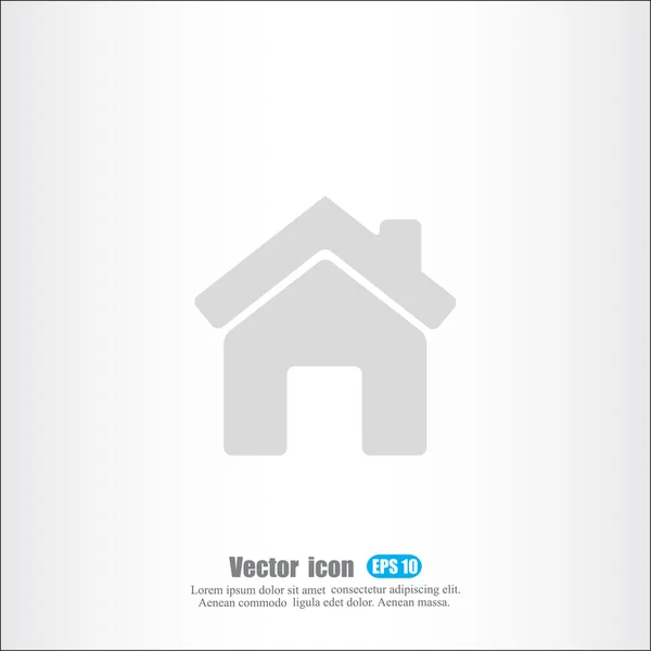 Casa, ícone de casa — Vetor de Stock