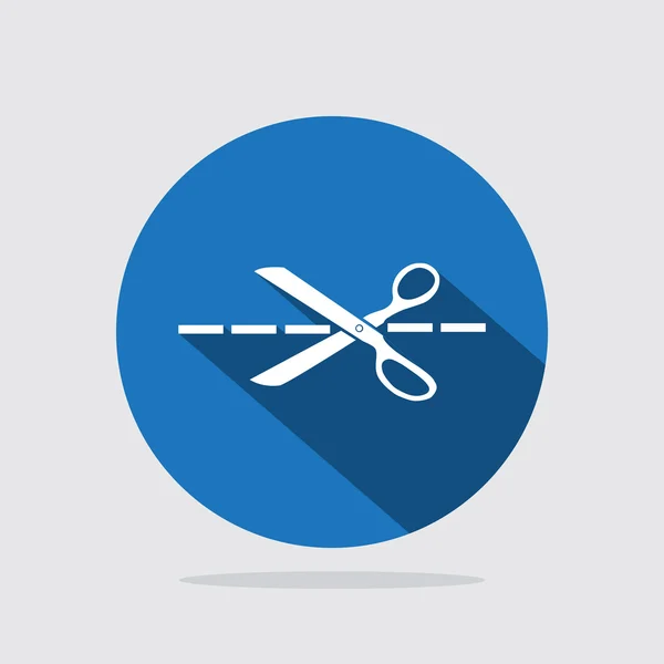 Retting scissors icon — стоковый вектор