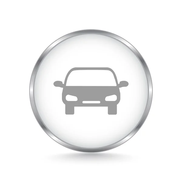 Transporte, icono del coche — Vector de stock