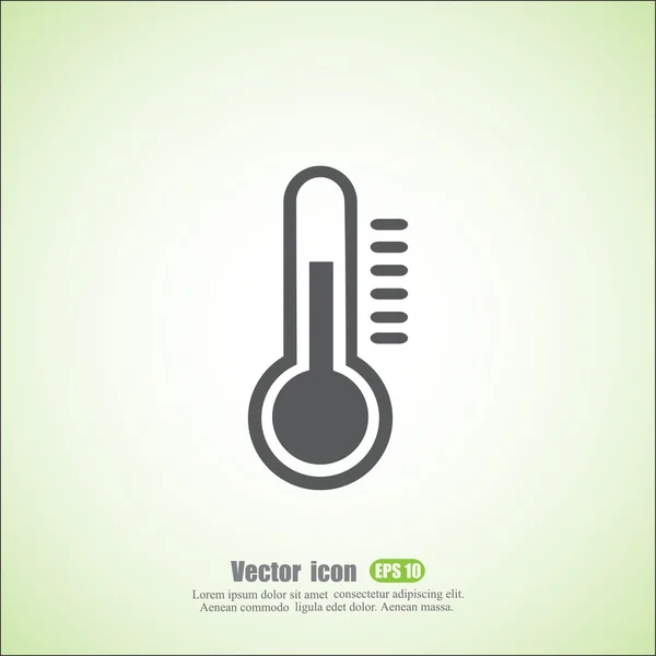 Thermometer, Temperatursymbol — Stockvektor