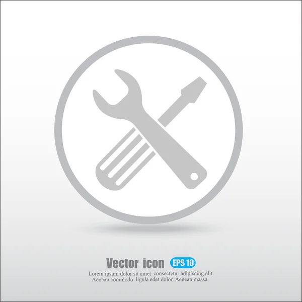 Réparation, icône outils — Image vectorielle