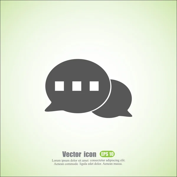 Speech bubbles icon — Stock Vector