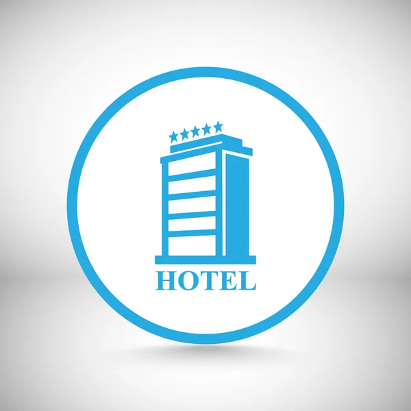 Luxury hotel icon — Stock Vector