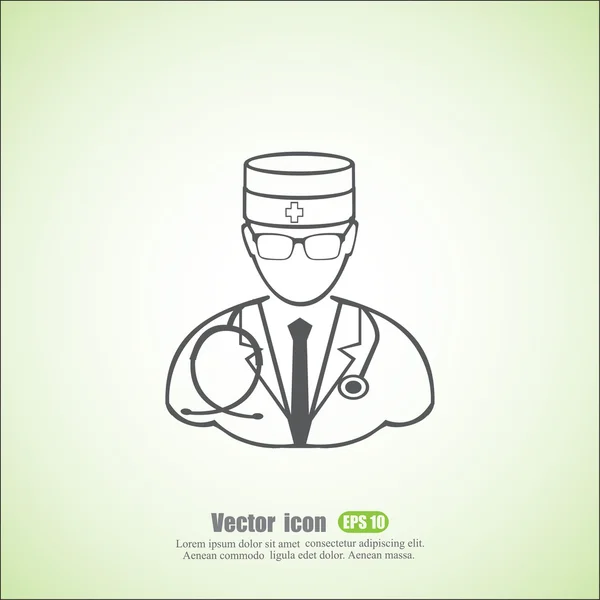 Medical doctor icon — Stock Vector