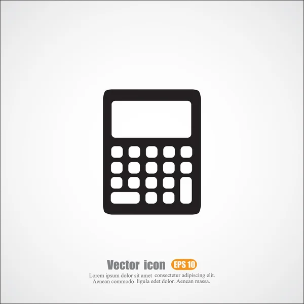 Значок бизнес калькулятора — стоковый вектор