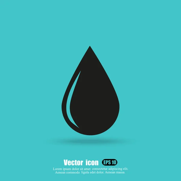 水，油滴图标 — 图库矢量图片