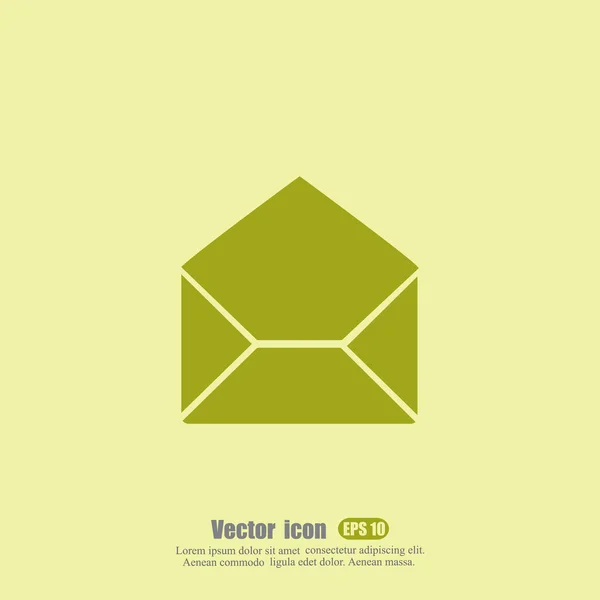 Envelope, mail icon — Stock Vector