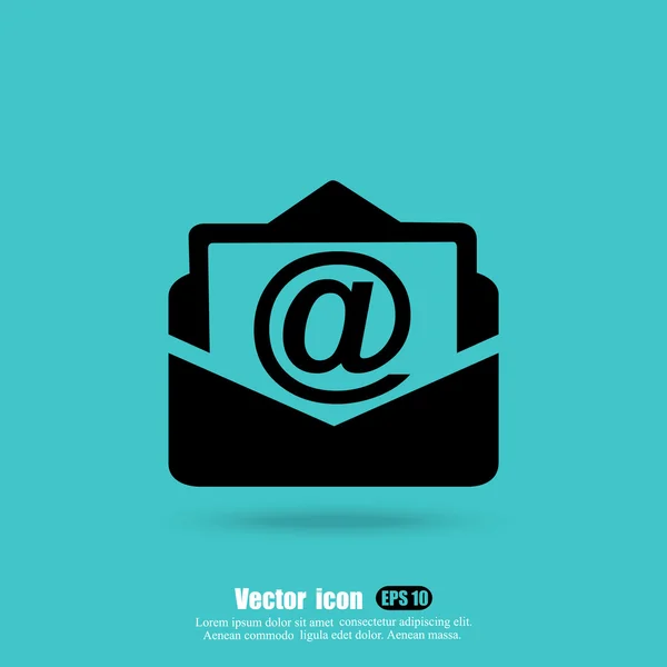 Email, icône de lettre — Image vectorielle